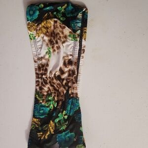 See You Monday animal print Bandeau tube Top